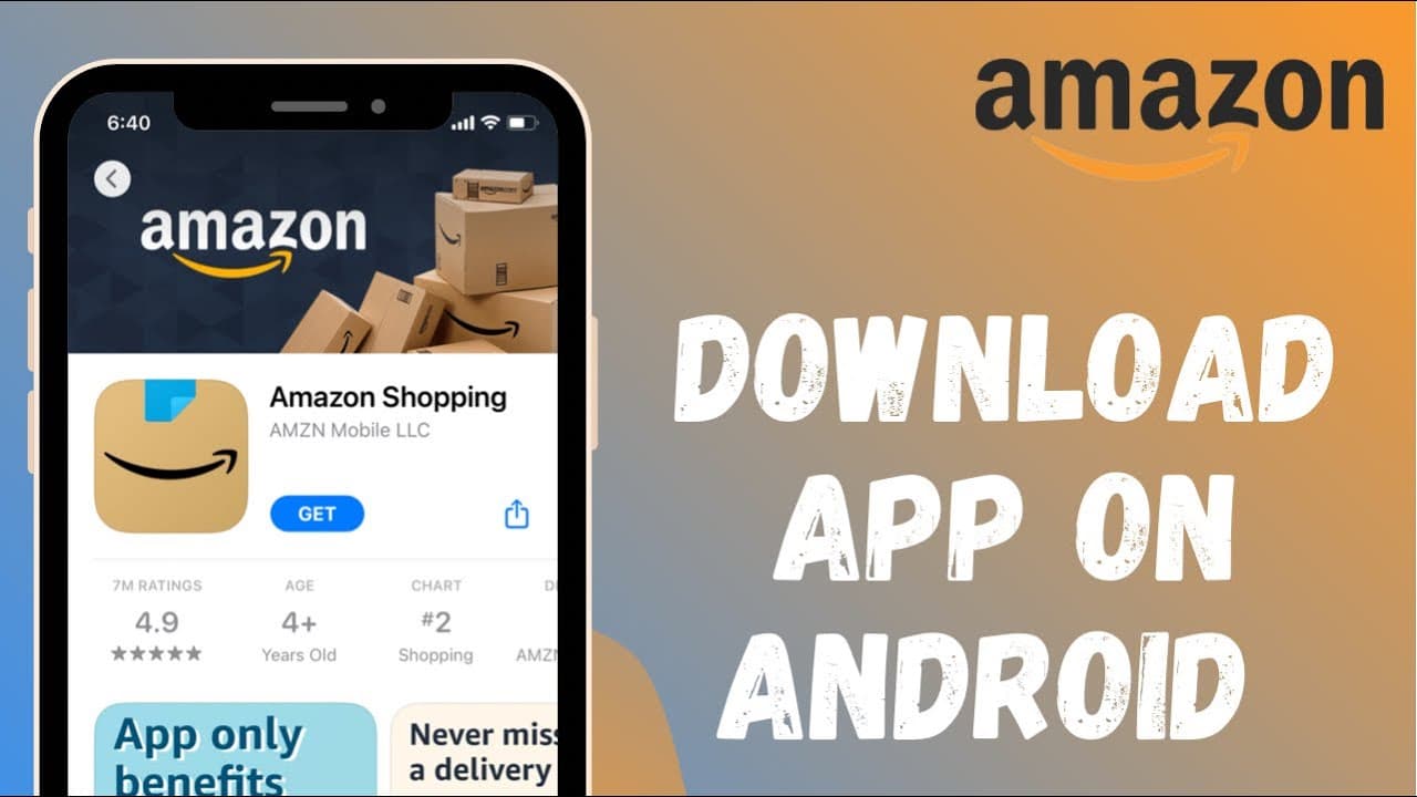 Download de Amazon-app – Winkelen was nog nooit zo eenvoudig