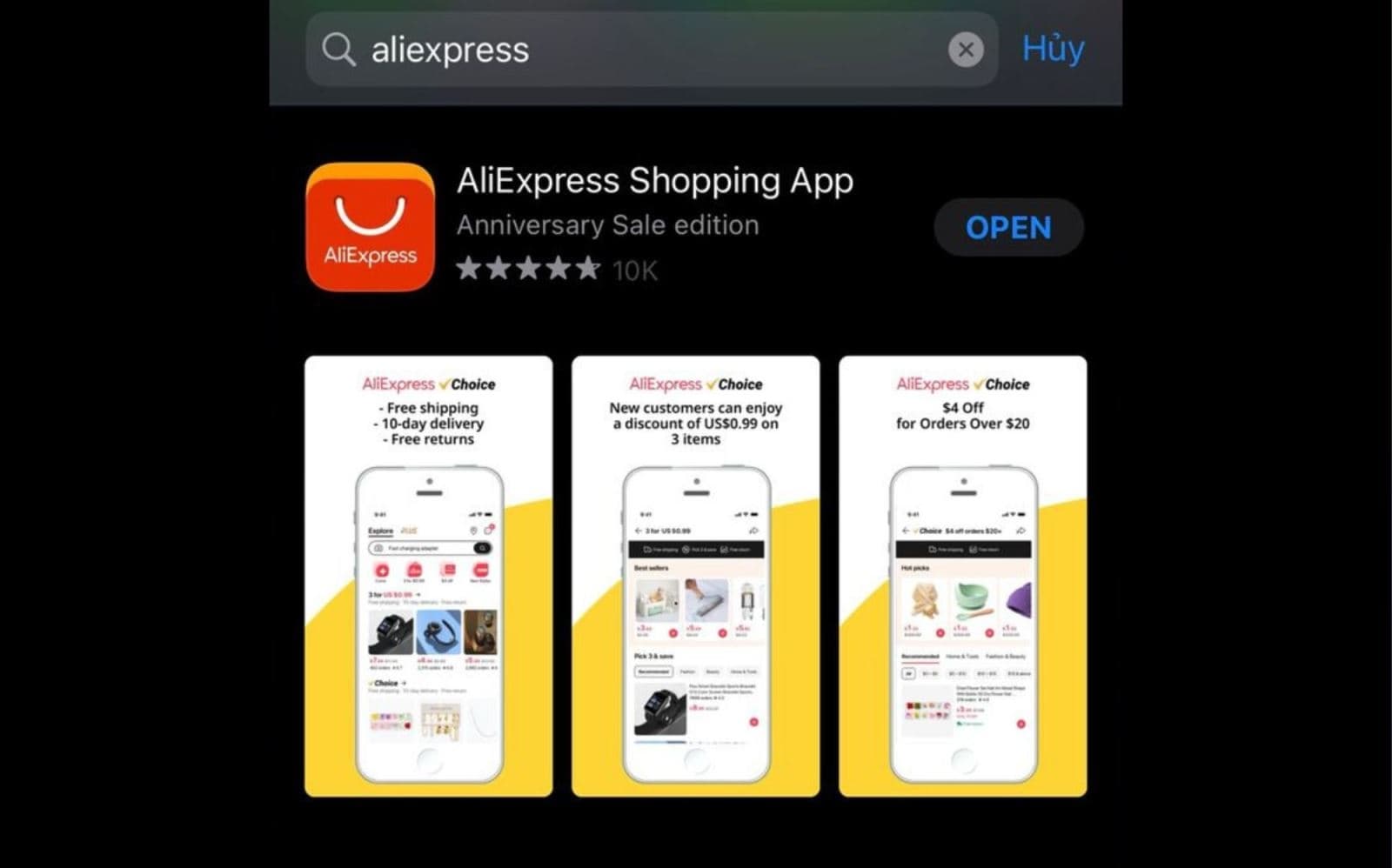 Download de AliExpress-app en ontdek slim online winkelen